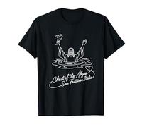 Cristo dell'Abisso, San Fruttuoso Italia Firma Cuore Art Maglietta