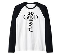 Cristo Dio 30 Anni di Gesù 30 Compleanno Maglia con Maniche Raglan