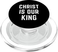 Cristo è il nostro re Cristiano Fede Bibbia Culto Abbigliamento PopSockets PopGrip per MagSafe