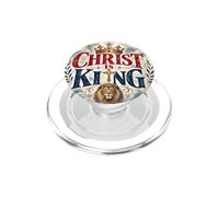 CRISTO È IL RE BRETAGNA UK BRITANNICA PRIDE UNION JACK PATRIOTS PopSockets PopGrip per MagSafe