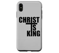 CRISTO È IL RE GESÙ È IL RE CROCIFISSO CROCE Custodia per iPhone XS Max