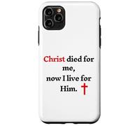 Cristo è morto per me ora vivo per lui Custodia per iPhone 11 Pro Max