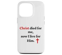 Cristo è morto per me ora vivo per lui Custodia per iPhone 13 Pro