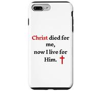 Cristo è morto per me ora vivo per lui Custodia per iPhone 7 Plus/8 Plus