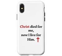 Cristo è morto per me ora vivo per lui Custodia per iPhone X/XS