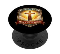 Cristo è risorto veramente è risorto cristiano ortodosso pasquale PopSockets PopGrip Adesivo