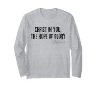 Cristo in Te la Speranza della Gloria Colossesi 1:27 Fede Maglia a Manica