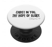 Cristo in te la speranza della gloria Colossesi 1:27 Fede PopSockets PopGrip Adesivo