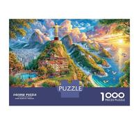 Cristo Redentore_Brasile Puzzle 1000 Pezzi, Jigsaw Puzzle Ad Alta Difficoltà Regali Per Adulti E Adolescenti, Home Giochi 38x26cm/1000pcs