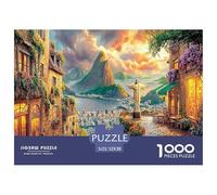 Cristo Redentore_ Brasile Puzzle 1000 Pezzi Per Adulti E Bambini | Gioco Di Sfida Intellettuale Puzzle 52x38cm/1000pcs