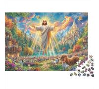 Cristo Redentore_ Brasile Puzzle 1000 Pezzi Per Adulti E Ragazzi Dai 14 Anni in Su, Giochi Stimolanti Per Tutta La Famiglia 38x26cm/1000pcs