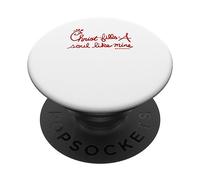 Cristo riempie un'anima come la mia Fede cristiana & Ispirazione PopSockets PopGrip Adesivo