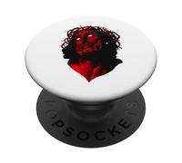 Cristo Rojo Religioso Jesucristo Salvador Redentor Mesías PopSockets PopGrip Adesivo