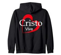 Cristo Vive | Christ Lives Felpa con Cappuccio