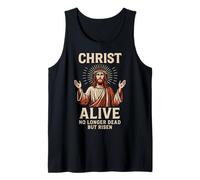 Cristo Vivo Non più Morto ma risorto Gesù Ressurection Art Canotta