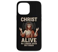 Cristo vivo non più morto ma risorto Gesù Ressurection Art Custodia per iPhone 13 Pro Max
