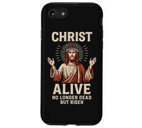 Cristo vivo non più morto ma risorto Gesù Ressurection Art Custodia per iPhone SE (2020) / 7/8
