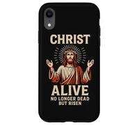 Cristo vivo non più morto ma risorto Gesù Ressurection Art Custodia per iPhone XR