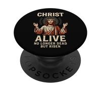 Cristo vivo non più morto ma risorto Gesù Ressurection Art PopSockets PopGrip Adesivo