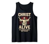 Cristo Vivo Risorto Salvatore Cristiano Resurrezione Fede Arte Canotta