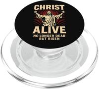 Cristo Vivo Risorto Salvatore Cristiano Resurrezione Fede Arte PopSockets PopGrip per MagSafe