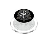 Cristogramma Gesù Cristo Simbolo Chi Ro Alpha Omega Cattolico PopSockets PopGrip per MagSafe