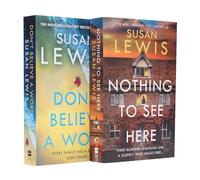Cristy Ward Thriller by Susan Lewis 2 Books Collection Set (Nothing to See Here & Don't Believe a Word)