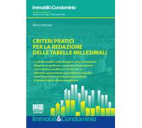 Criteri pratici per la redazione delle tabelle millesimali - Barrani Marco