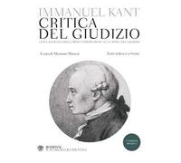 Critica del giudizio. Testo tedesco a fronte