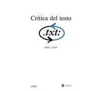 Critica del testo (2019). Vol. 22\2