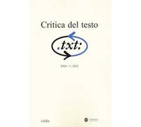 Critica del testo (2022). Vol. 1