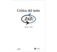 Critica del testo (2024). Vol. 27