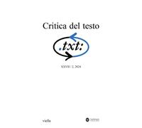 Critica del testo (2024) (Vol. 28)