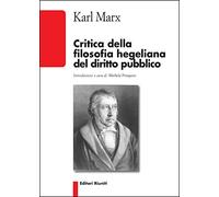 Critica della filosofia hegeliana del diritto pubblico