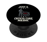 Critical Care Paramedic Advanced EMT ALS Identità PopSockets PopGrip Adesivo