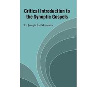 Critical Introduction to the Synoptic Gospels