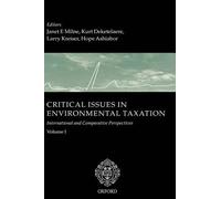Critical Issues in Environmental Taxation (Copertina rigida)