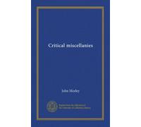 Critical miscellanies (v.2)