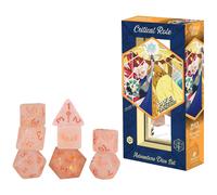Critical Role: Vox Machina: Adventure Dice - Pike Trickfoot - 8pc RPG Set, Peach