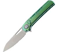 Critical Strike Starfall - LC200N Satin with Green Crystallized Titanium handle SwingLok SL601-GN