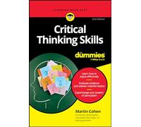 Martin Cohen Critical Thinking Skills For Dummies (Tascabile)