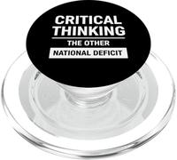 Critical Thinking The Other National Deficit PopSockets PopGrip per MagSafe
