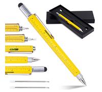 CRITIVE-SHOP Regali per uomini, 6 in 1 Multitool Pen Padri Regali da Figlia Figlio Donna, Fantastici gadget per Papà Niente Volontà, Regali di compleanno Natale Calze Stuffers per Papà Marito