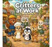 Critters at work: Cute Animals Doing Human Jobs - a coloring book