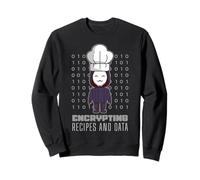 Crittografia Ricette Cyber Security Coder Chef Data Analyst Felpa