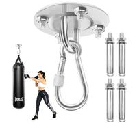 Criveple Gancio per Soffitto, Staffa da soffitto per Sacco da Boxe in Acciaio Inossidabile Fino a 400 kg, Gancio da Soffitto Resistente per Sacco da Boxe, Sedia Sospesa, Yoga, Amaca