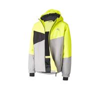 Crivit Giacca da sci per bambini e ragazzi, Grigio Giallo 134/140, 134-164