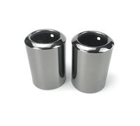 CRJIMX 1/2 Pezzi Tubo Di Scarico In Acciaio Inox Silenziatore Per Mazda CX-5 CX 5 CX5 KF 2013-2022 Terminale Posteriore(Argento,Doppio tubo)
