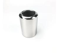 CRJIMX 1/2 Pezzi Tubo Di Scarico In Acciaio Inox Silenziatore Per Mazda CX-5 CX 5 CX5 KF 2013-2022 Terminale Posteriore(Argento,Tubo singolo)