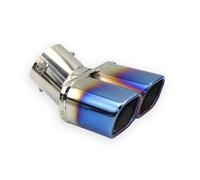 CRJIMX 1 Pezzo Tubo Di Scarico In Acciaio Inossidabile Per Suzuki Per Vitara Per Escudo 2015-2022 Terminale Silenziatore Accessori Auto(Blu)